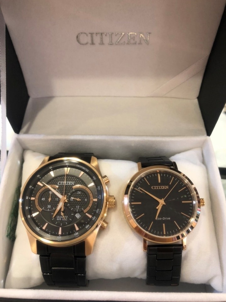 結婚12週年星辰石英計時腕錶及大三針光動能腕錶入荷