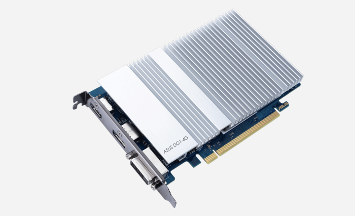 Intel 攜手華碩推出桌上型電腦顯卡『DG1 4G』 主打中小型辦公桌機多螢幕顯示