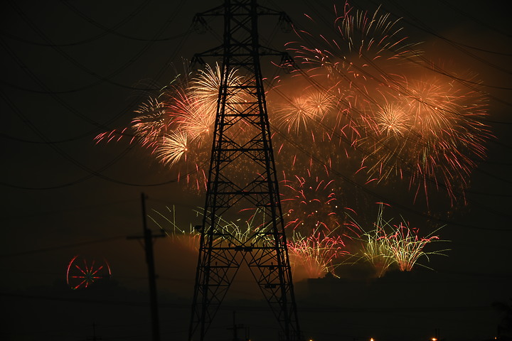 Z7II+600mm+1.4X從高屏溪萬丹堤防拍下義大世界新年煙火，祝大家新年快樂！