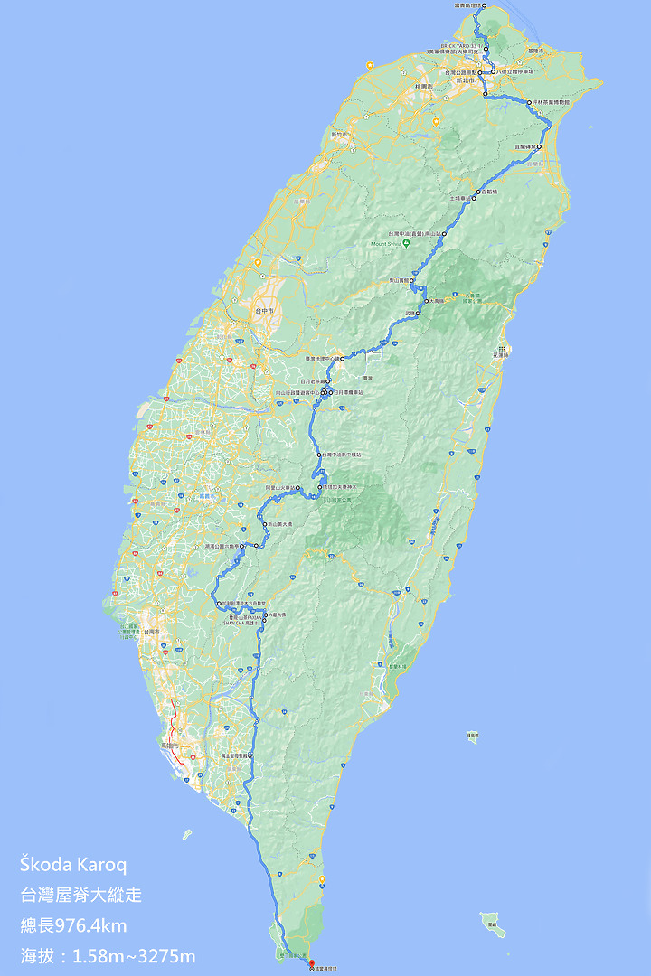 (映像旅行)台灣屋脊與熊縱走Chapter.3近千里的公路信仰 feat. Škoda Karoq尊榮版& Canon EOS R6 (日月潭~鵝鑾鼻)
