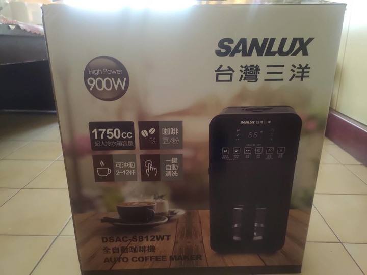 三洋全自動咖啡機DSAC-812WT 不專業開箱