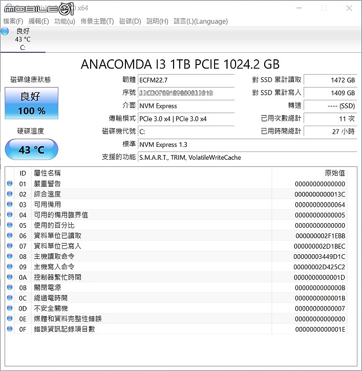 5年保固白色冰蟒 ANACOMDA i3  開箱