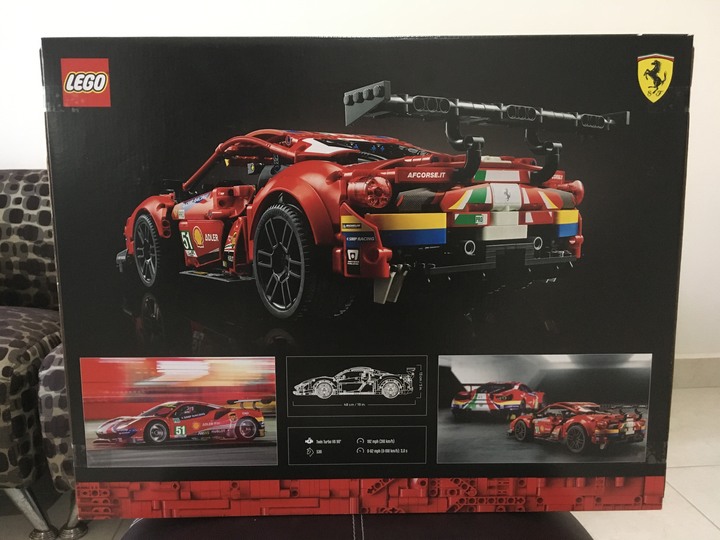 LEGO FERRARI 488 GTE 42125 開箱