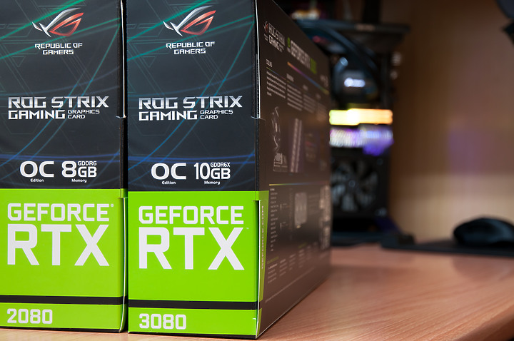 點我看大圖 「ASUS ROG Strix RTX3080 開箱兼前代比較評測」 - 有點認真開箱文。