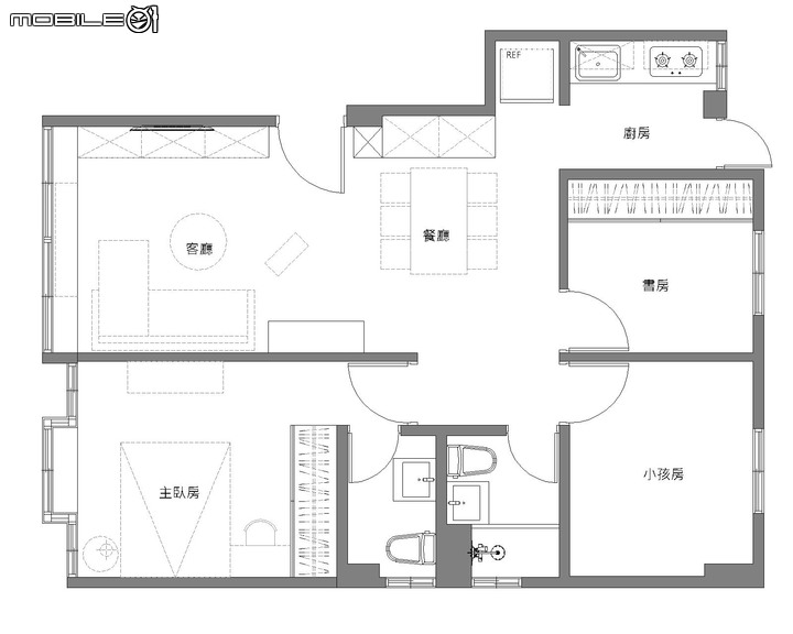 【開箱】台北老屋翻新，兩大兩小北歐清新宅，在家也能好好玩～