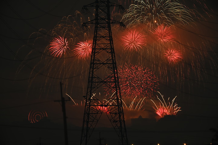 Z7II+600mm+1.4X從高屏溪萬丹堤防拍下義大世界新年煙火，祝大家新年快樂！