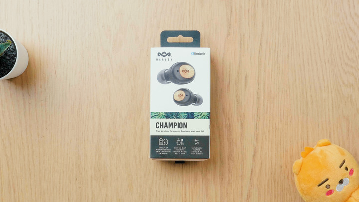 再生材料打造的「環保」小耳機 Marley Champion 真無線藍牙耳機