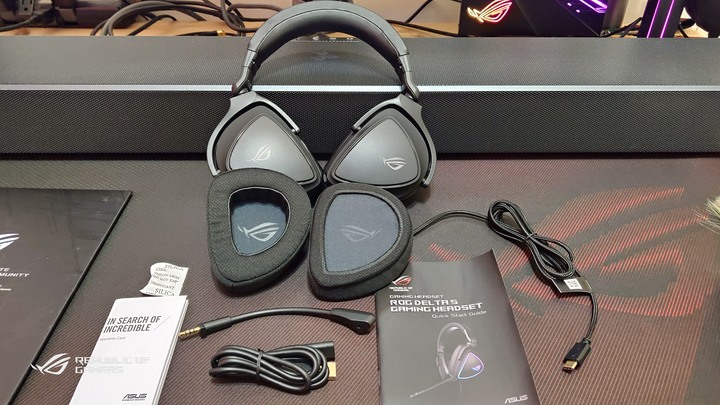 點我看大圖 【ROG Delta S】世界首款支援MQA的數位電競耳機(簡單開箱)