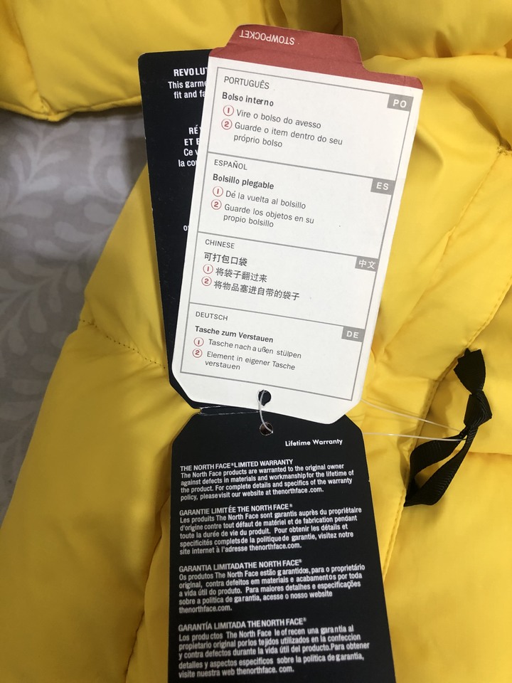 請幫驗 the north face 1996 謝謝