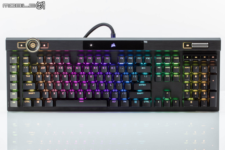 CORSAIR K100 RGB 光學機械鍵盤試用 無愧旗艦名號的全能電競選擇