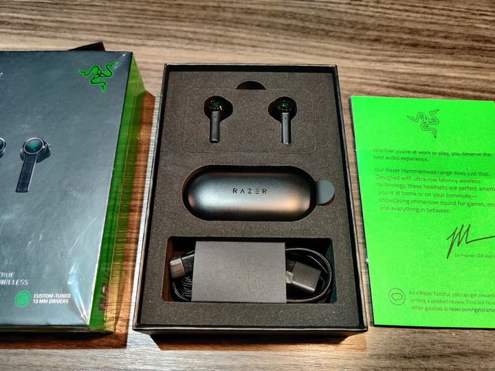 【皮卡丘x雷蛇雙開箱！】  Razer Hammerhead True Wireless 真無線耳機