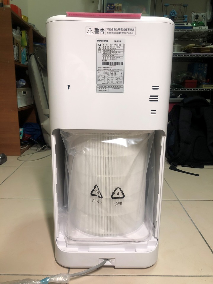 PM2.5微粒及落菌雙重剋星-Panasonic 空氣清淨機F-P50HH評測報告(2/26再更新)
