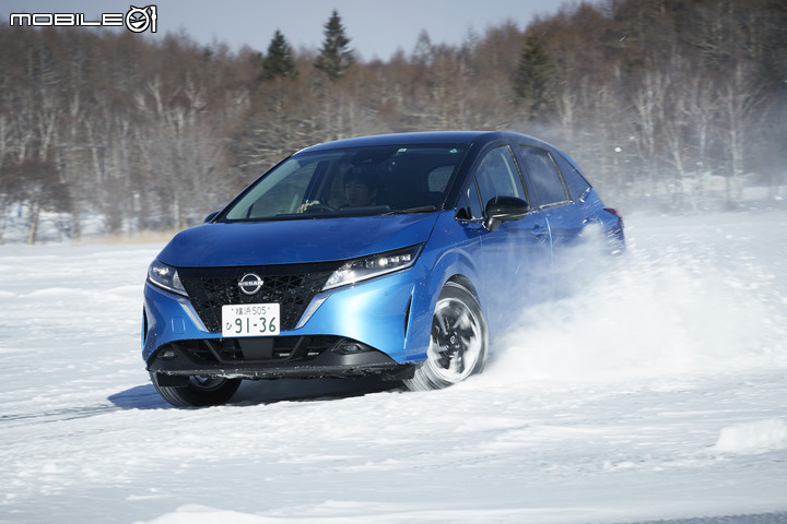 【海外新訊】Nissan Note搭載e-POWER 4WD,雪地依然暢快行駛!