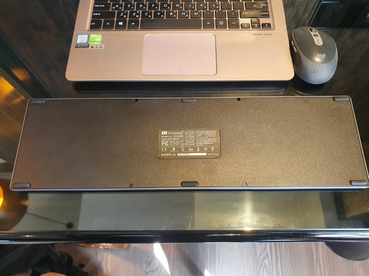 irocks k08r石墨灰開箱心得 安靜好打的鋁合金文書鍵盤