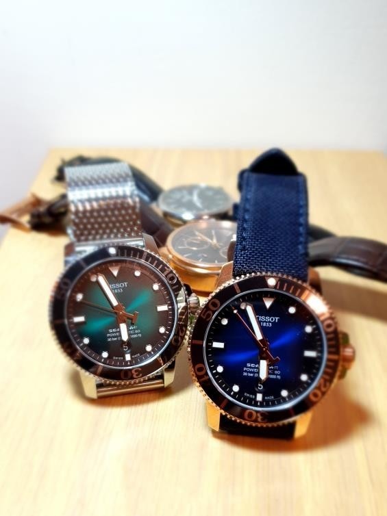 Oops! I did it again…這次是Tissot Seastar 全球首發藍金款