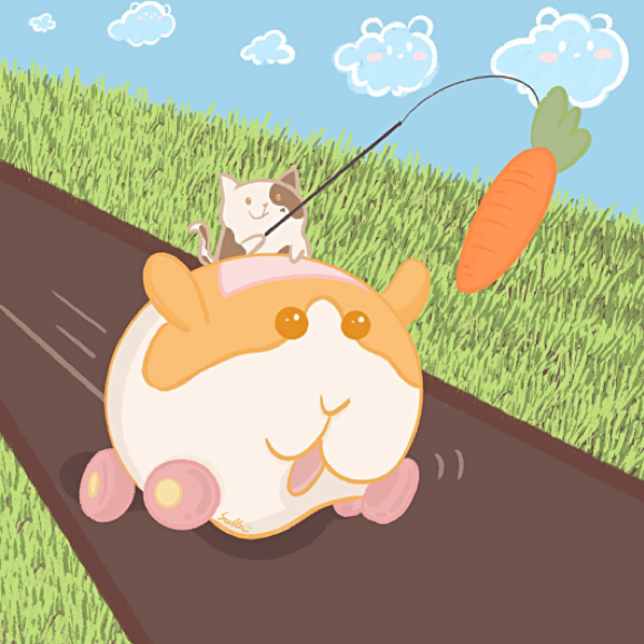 一起來畫/蓋天竺鼠車車大樓