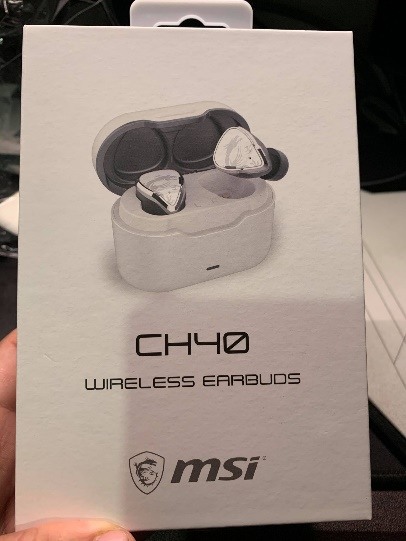 微星終於推出敲碗已久 旗下第一支真無線藍芽耳機–CH40