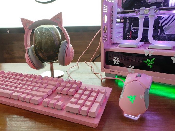 (開箱)Razer Quartz Pink 系列