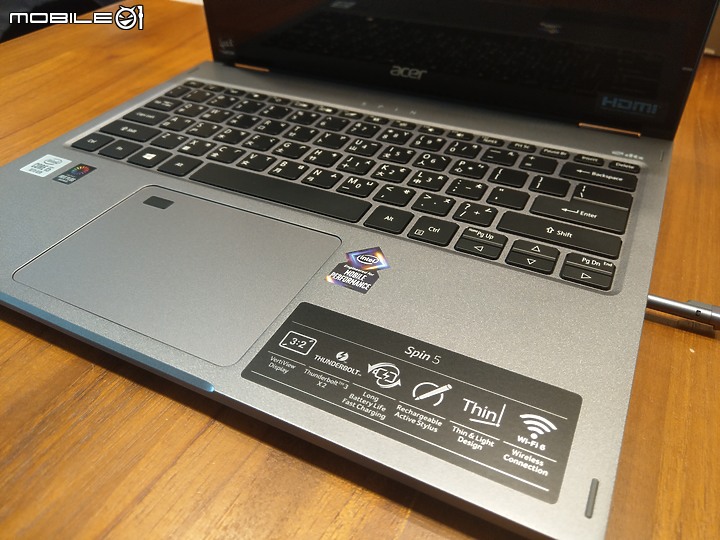 [更新。換SSD][開箱] Acer Spin 5 SP513-54N-5979 13.5吋翻轉觸控筆電
