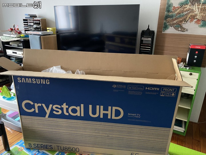 開箱文 三星【UA55TU8500WXZW】55吋4K電視