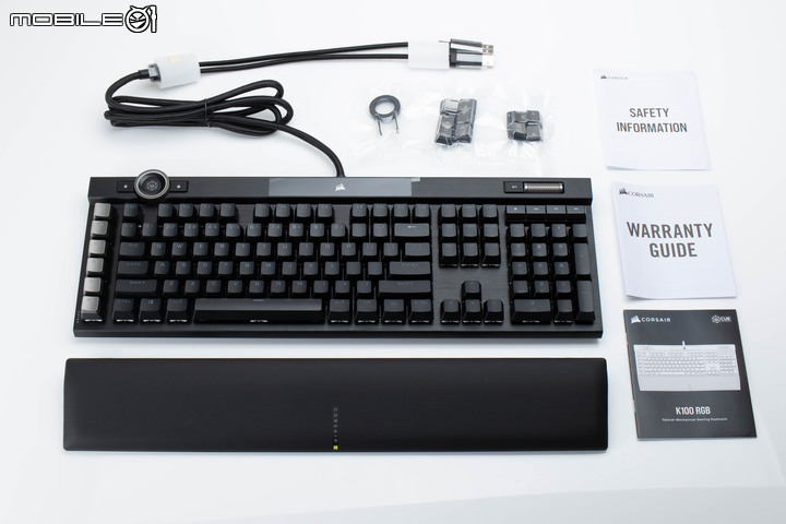 CORSAIR K100 RGB 光學機械鍵盤試用 無愧旗艦名號的全能電競選擇