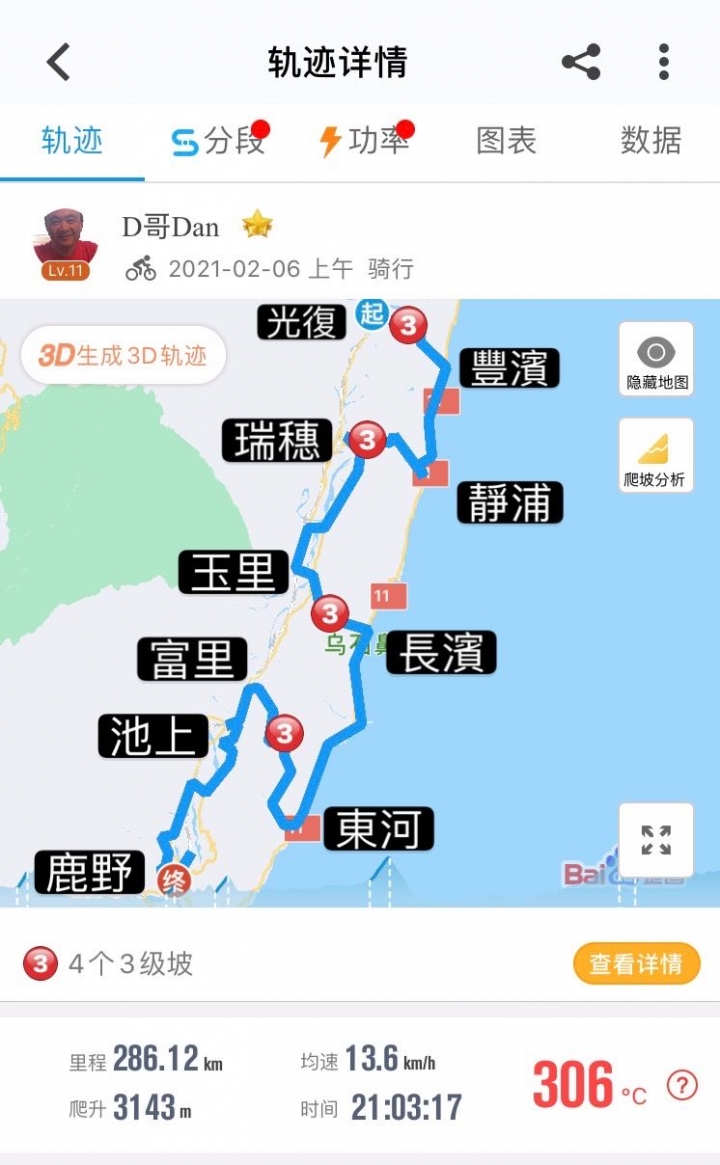 花东四小横,光复-鹿野