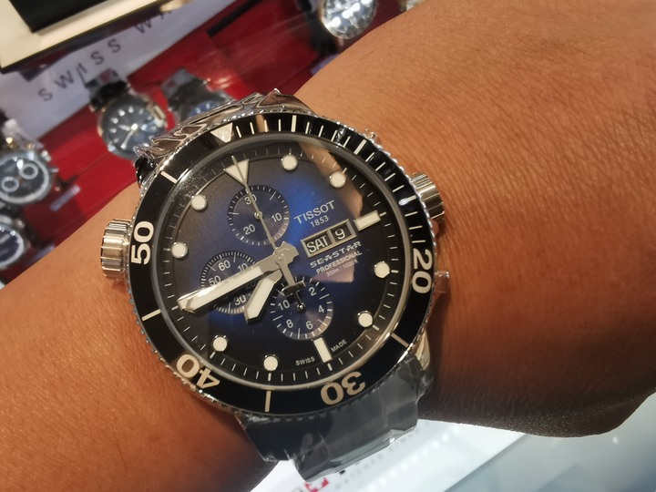 天梭seastar1000限量機械錶