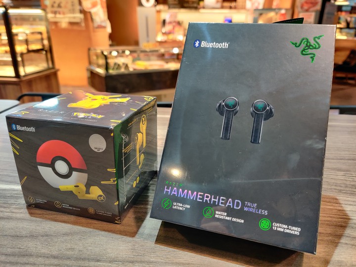 【皮卡丘x雷蛇雙開箱！】  Razer Hammerhead True Wireless 真無線耳機