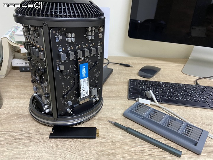 Mac Pro 開箱 升級外廠SSD 完美bootcamp