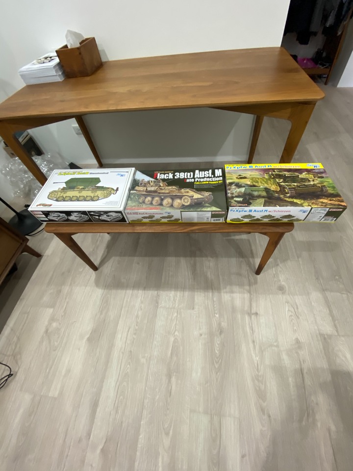 德軍模型:Flack 38(t) Ausf,M Late Production及3.7cm FlaK 43 auf Fahrgestell, Pz.Kpfw.III Ausf.M (Versuchsaufbau)