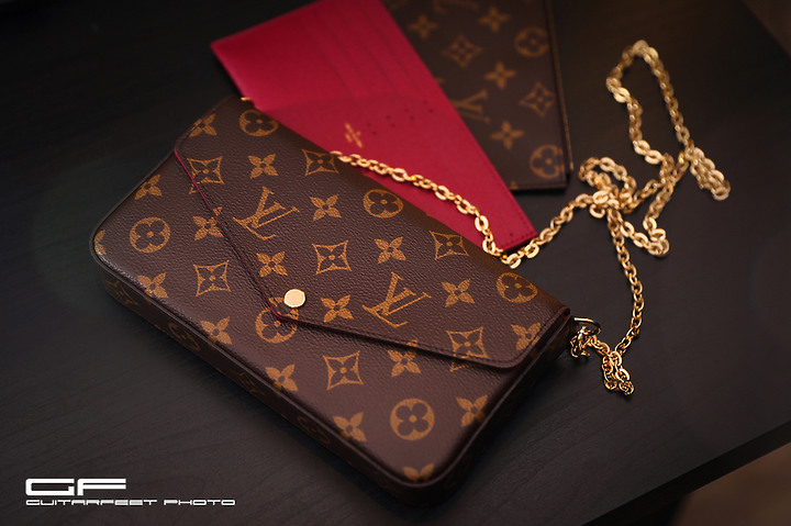 --一包三吃-- LV Félicie Pochette (M61276) WOC 老花鏈帶包 簡易開箱