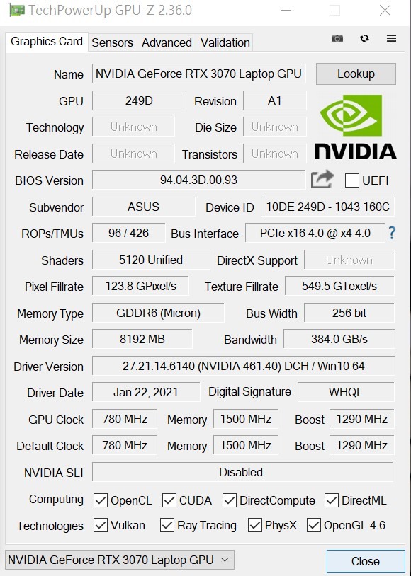 [NB] TUF DASH F15 i7-11370H 3070(MAX-Q) || 2021年年初能買到最便宜的3070