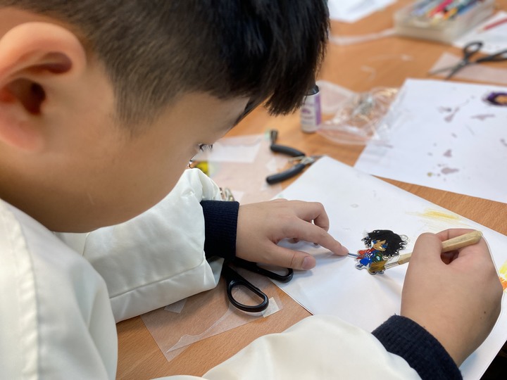【分享】我家小學生畫的鬼滅之刃富岡義勇