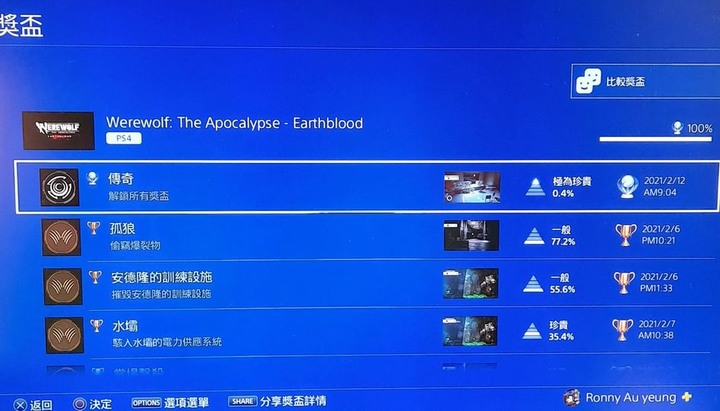 (牛年第一金)狼人之末日怒吼:地靈之血 白金