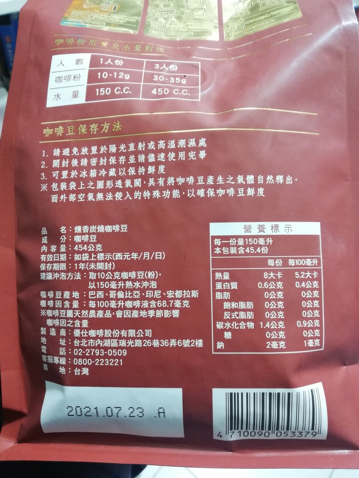 想問一下，UCC的職人咖啡豆，製造日期要怎麼看?