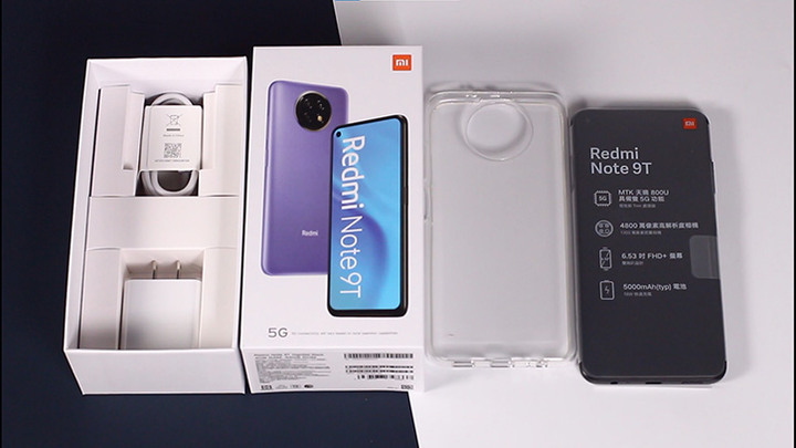 紅米 NOTE 9T 5G 開箱!七千元擁有5000mAh大電量+雙卡5G 手機!