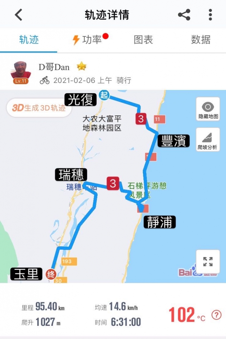 花东四小横,光复-鹿野
