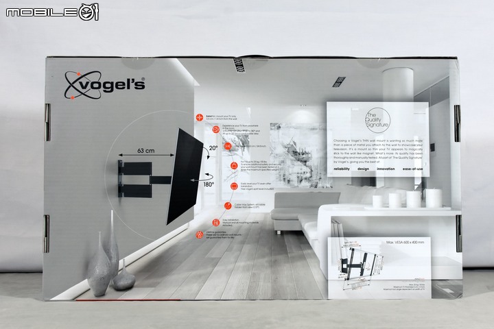 如果我有一個新壁掛架?絕美的荷蘭壁掛架!Vogel’s THIN 545 絕美開箱!