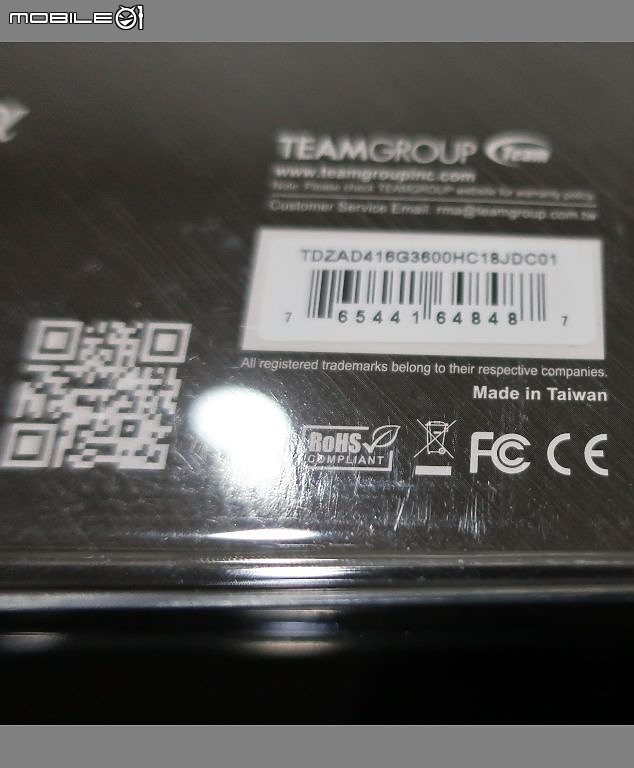 點我看大圖 APU 4000 也適用 AMD 優化版 T-Force DARK Z 阿法α 簡單開箱