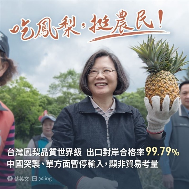 請問挺農民    鳳梨 可以照三餐吃   +  消夜  嗎 ?