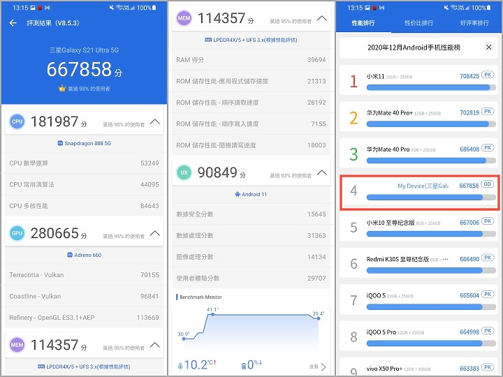 Snapdragon 888版Galaxy S21 Ultra玩遊戲紀錄 不是每款都有意外