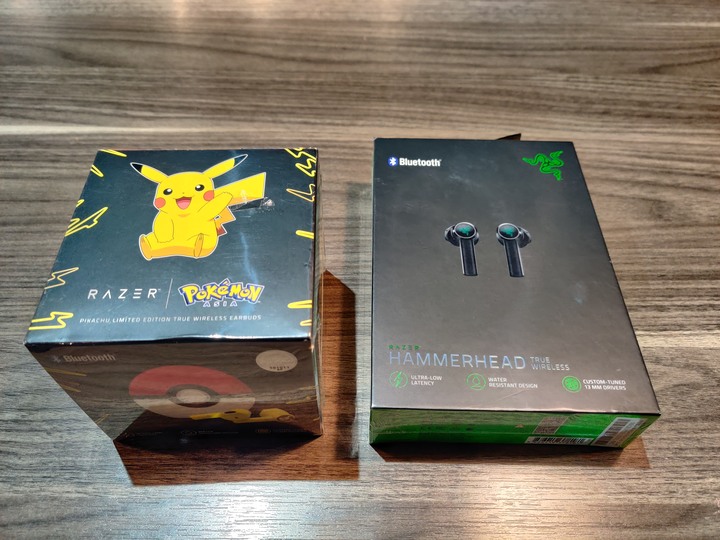 【皮卡丘x雷蛇雙開箱！】  Razer Hammerhead True Wireless 真無線耳機
