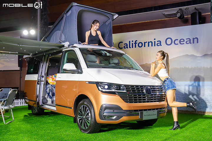【採訪】Volkswagen T6.1 California Ocean 318.8 萬元限量上市,滿足所有需求的五星級露營車!