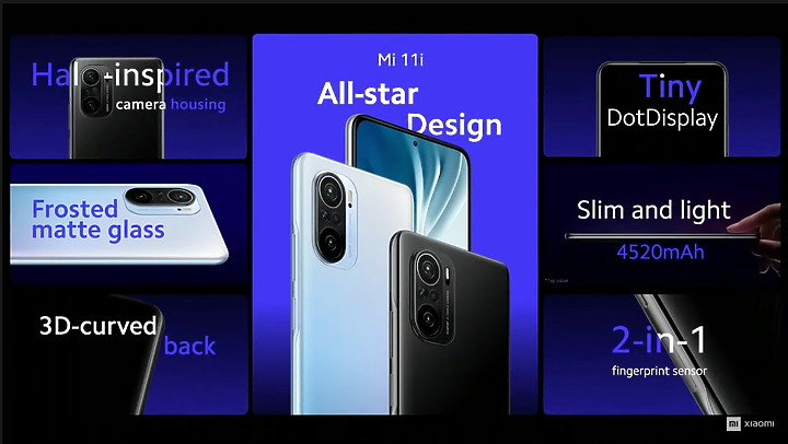 同場發表小米11i、小米11 Lite 5G 家族中偏高及青春款