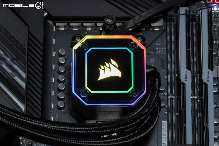 CORSAIR iCUE H115i iCUE ELITE CAPELLIX 280 AIO 水冷實測 超亮燈效設計搭配強力散熱