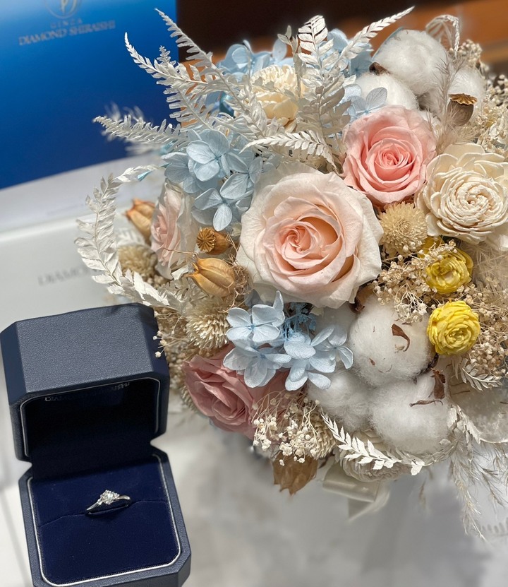 分享銀座白石婚戒
