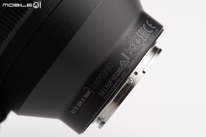 Sony 50mm f/1.2GM 鏡頭製造技術的實力展現