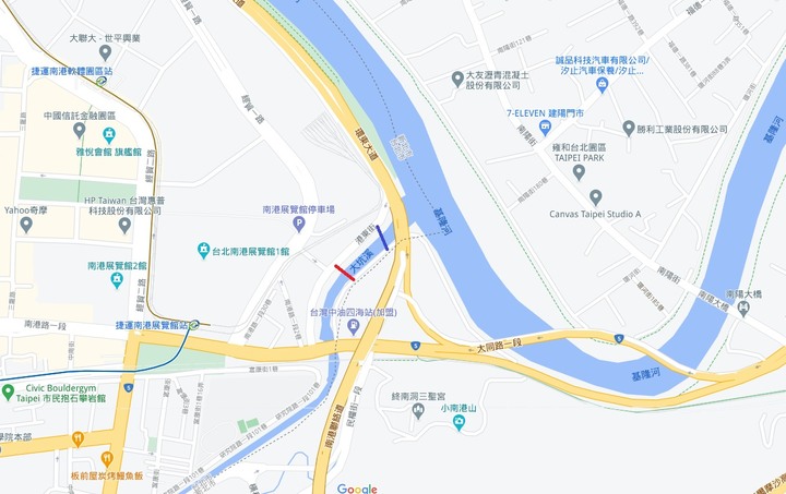 南港汐止左岸自行車道連通請願調查