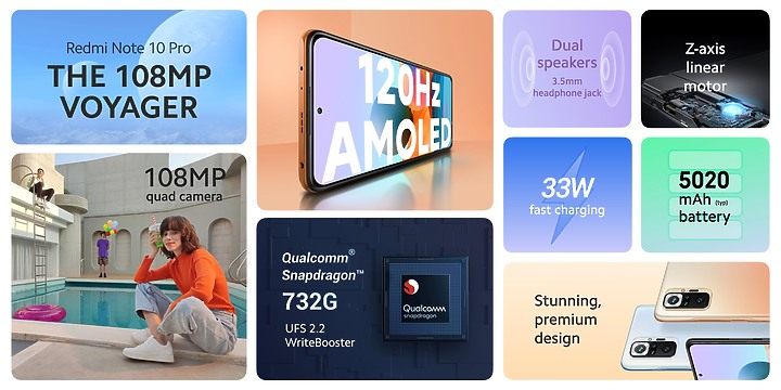 一次發表四款! 紅米Redmi Note10系列標榜超標的性價比 萬元以內也有一億畫素相機了