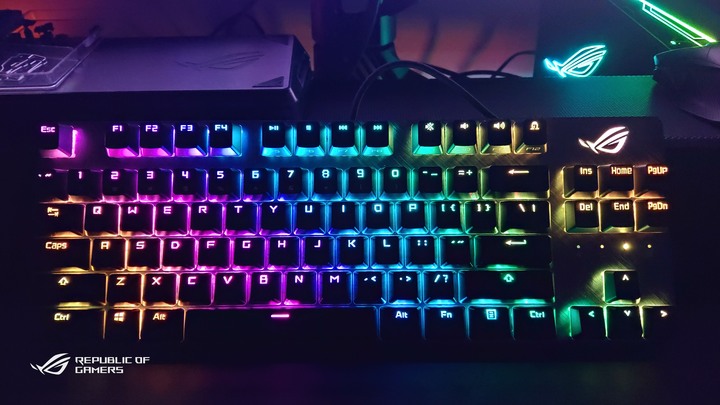 ROG PBT Keycap set鍵帽組(簡單開箱)